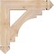 Ekena Millwork Merced Arts & Crafts Smooth Bracket, Douglas Fir, 3 1/2"W x 20"D x 20"H BKT04X20X20MRC03SDF - alternate 4